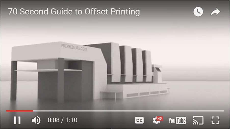 Prepressure's tweet image. The first Prepressure.com YouTube video: the 70 second guide to offset printing: prepressure.com #printing #offset #CMYK