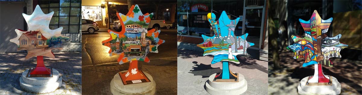 BGreerCanada's tweet photo. #Canada150 Street #Art in #Orillia #Hometown has long #history of #Creative community #CanadaDay #fireworks should be spectacular https://t.co/mHBaNCAHvH