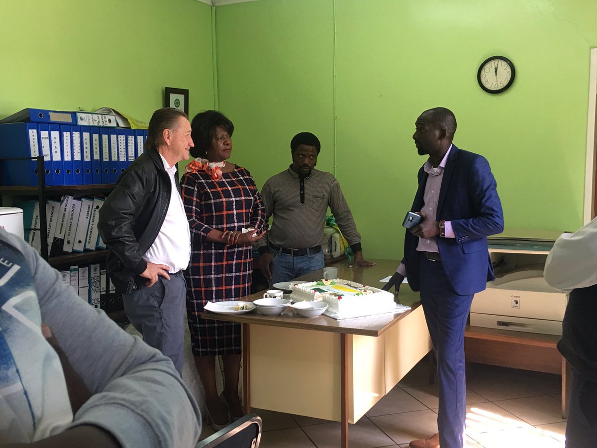HOT877Zambia's tweet photo. Superior Milling M.D Peter Cottan with Hon. Minister Margaret Mwanakatwe. @mukabola deep in conversation https://t.co/POzqUQOIBY