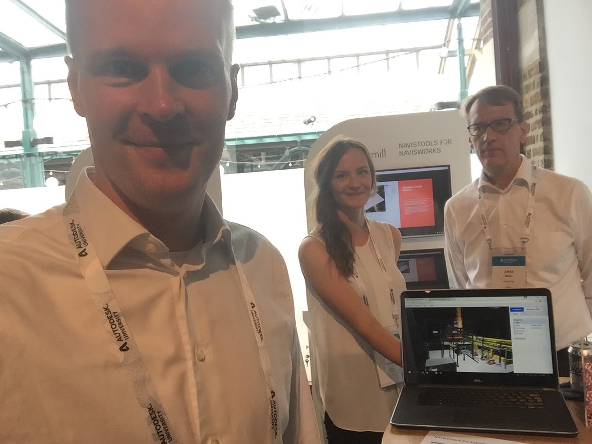 CodemillOy's tweet photo. #AULondon day 2. #Navistools for #Navisworks https://t.co/pmWh5fZqZt