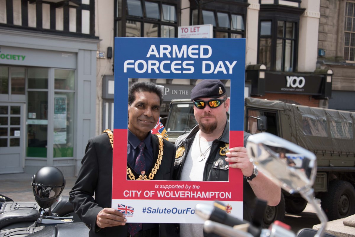 WolvesMayor's tweet photo. It has been a wonderful week for @ArmedForcesDay don't forget to post your photos to #SaluteOurForces https://t.co/AE1RrqZ9P4