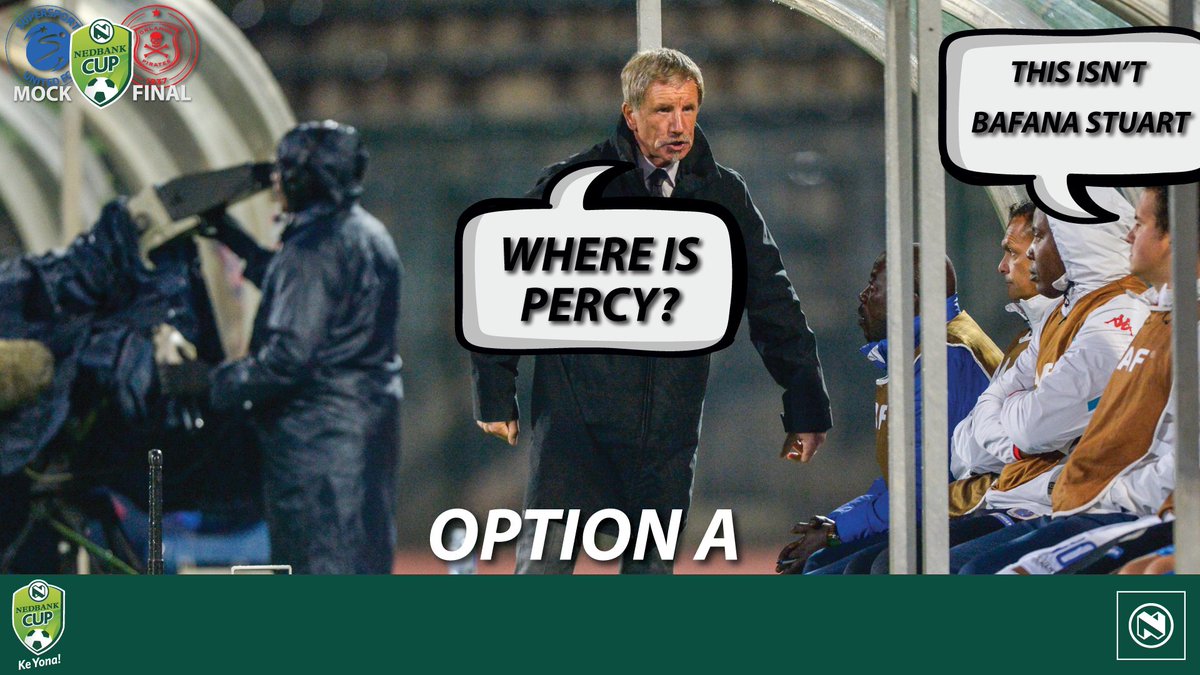 Soccer_Laduma's tweet photo. A.Stuart Baxter calls Percy Tau on as a sub. Uhmโฆcoach, this isnโt the national team!๐คฆ #MockFinal https://t.co/A8rzKSjroc