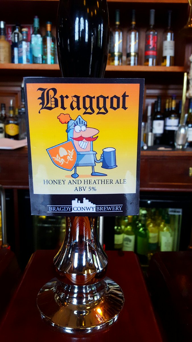 StewartHarvey's tweet photo. This weekend @BankOfConwy has @ConwyBrewery "Braggot" Real Ale perfect with our Medieval inspired Bread Stew Trencher #thetournament https://t.co/eIakBRPWC0
