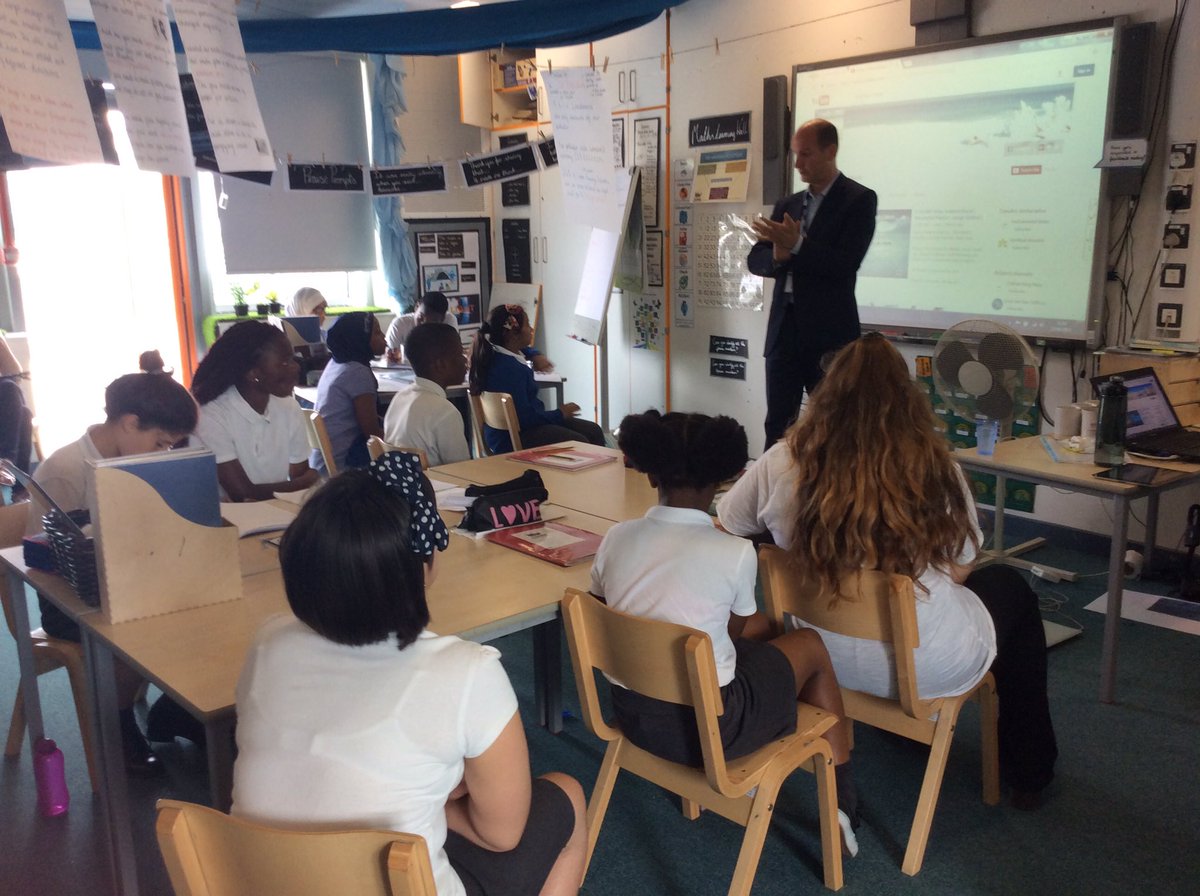 Dr Kevin Golding-Williams, a parliamentary policy advisor, gave a talk to Year 6 for STEM week.