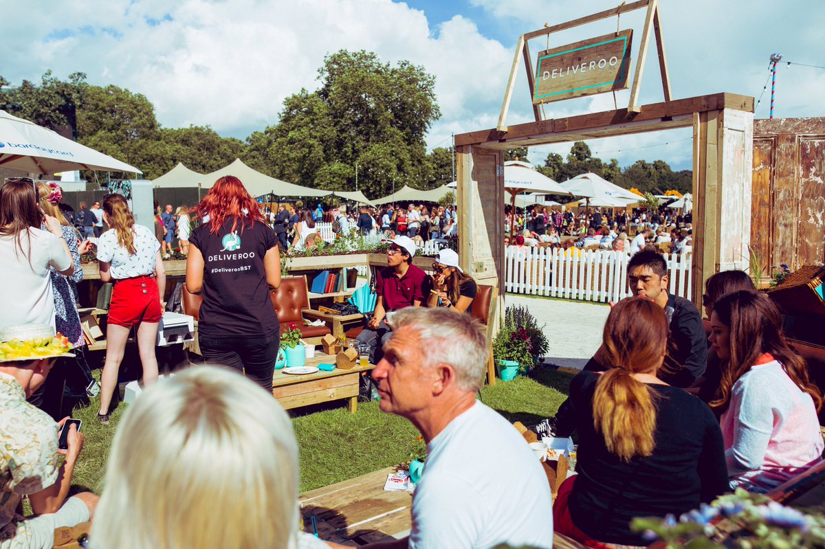 Festival season is well and truly here! With <a href="/BSTHydePark/">BST Hyde Park</a> kicking off again next week - Here's the <a href="/Deliveroo/">Deliveroo</a> Summer Garden from last year!