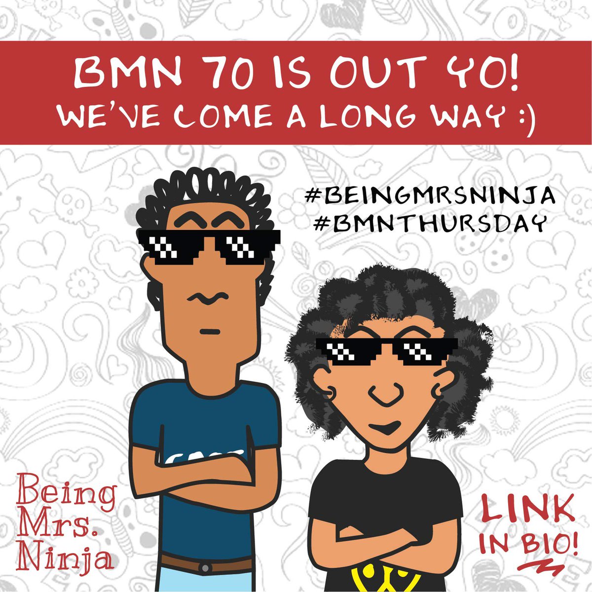 BeingMrsNinja's tweet photo. We hit 70! Wanna thank all fans for your love and support throughout :) #BMNThursday #BeingMrsNinja 
https://t.co/0qZzydNgVn https://t.co/0z6n0Jbyyo