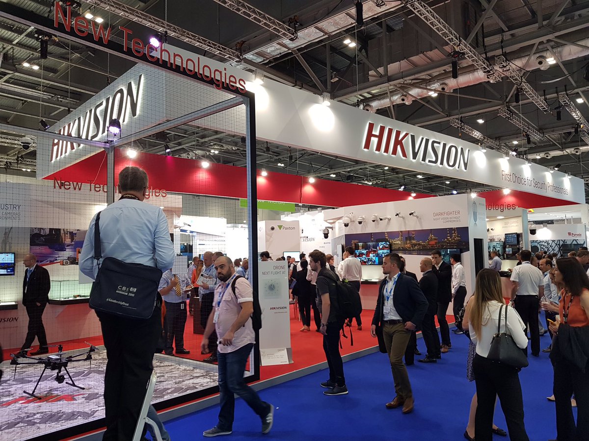 cusecurity's tweet photo. Another great event at #IFSEC17 in London #ifsec #hikvision #paxton #cctv #texecom https://t.co/jGA4OhUz7d