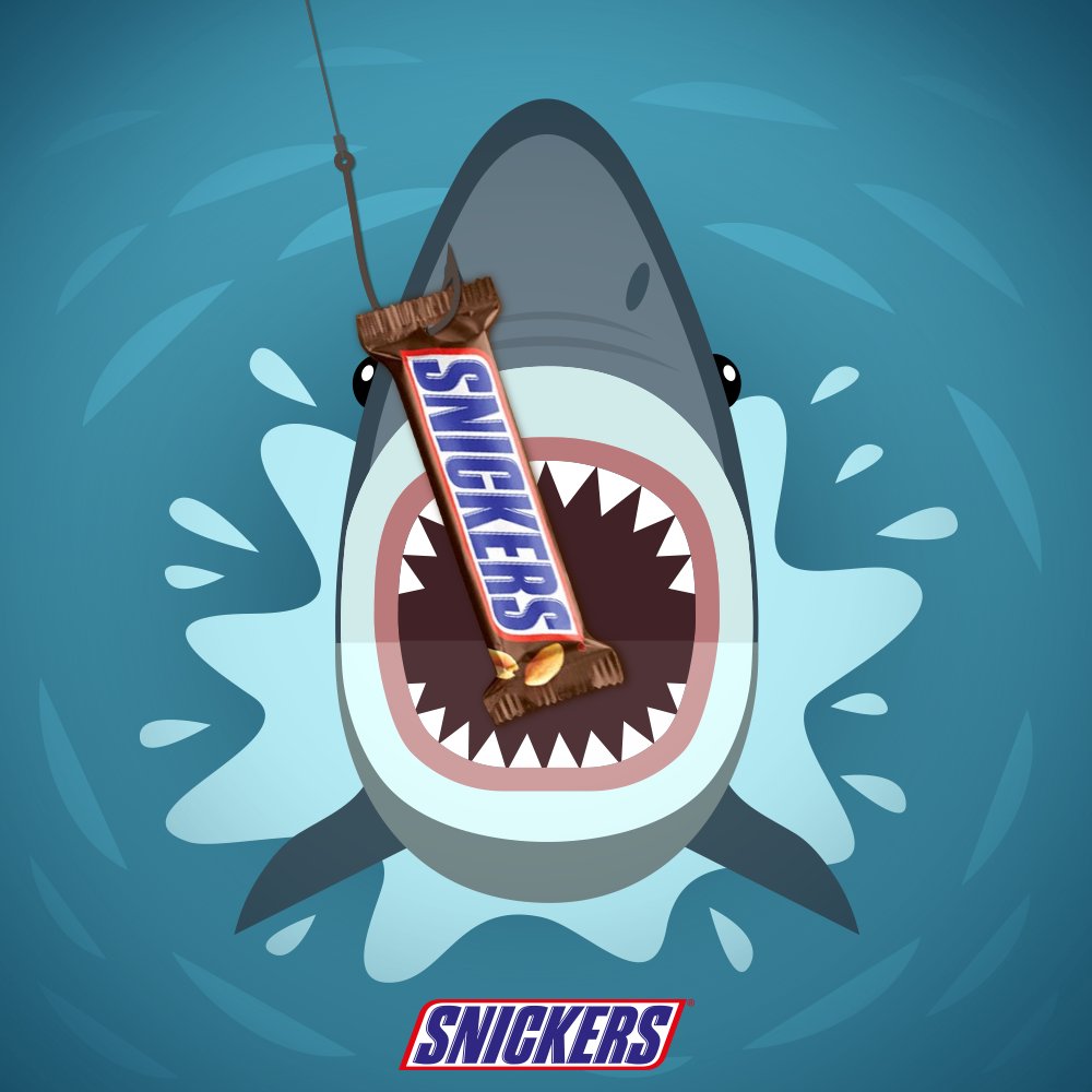 Abi denizden çıkınca bi’ Snickers ye istersen. Açken canavara bağlıyorsun. 
#AçkenSenSenDeğilsin