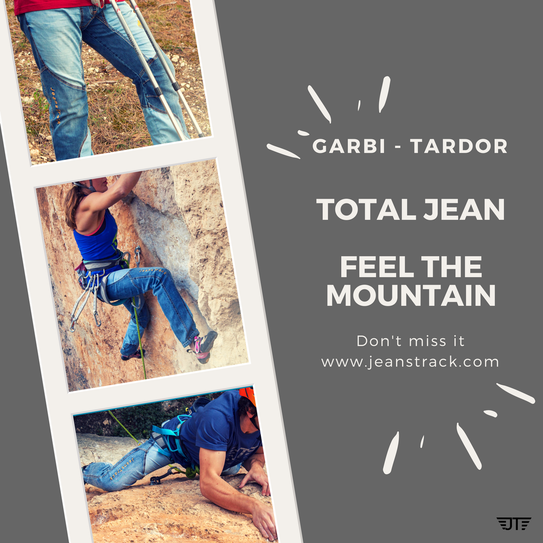 Disfruta de este #jean hecho para la #montaña.👖🏔 
Hecho en España/Enjoy this jean that is made for the mountain. Made in Spain.
#jeanstrack