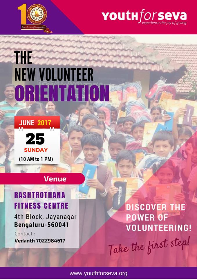 yfs_official's tweet photo. Namaskara #Bengaluru! Take your first step towards #volunteering this #weekend.
#YFS10 #YouthforSeva #donatetime #joyofgiving #weekendplans https://t.co/V6BpzBQLNe