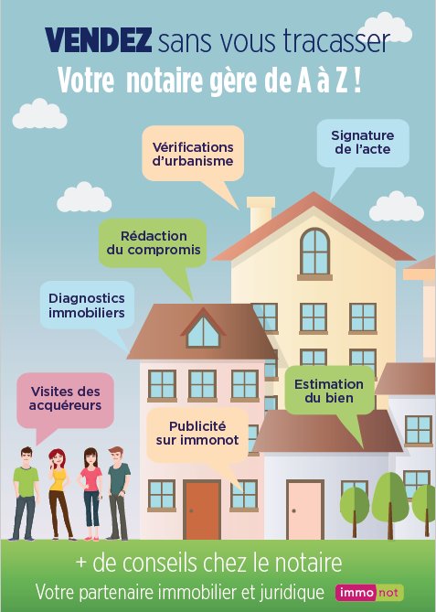 #vendre avec son #notaire : un interlocuteur qui gère toutes les étapes de A à Z !