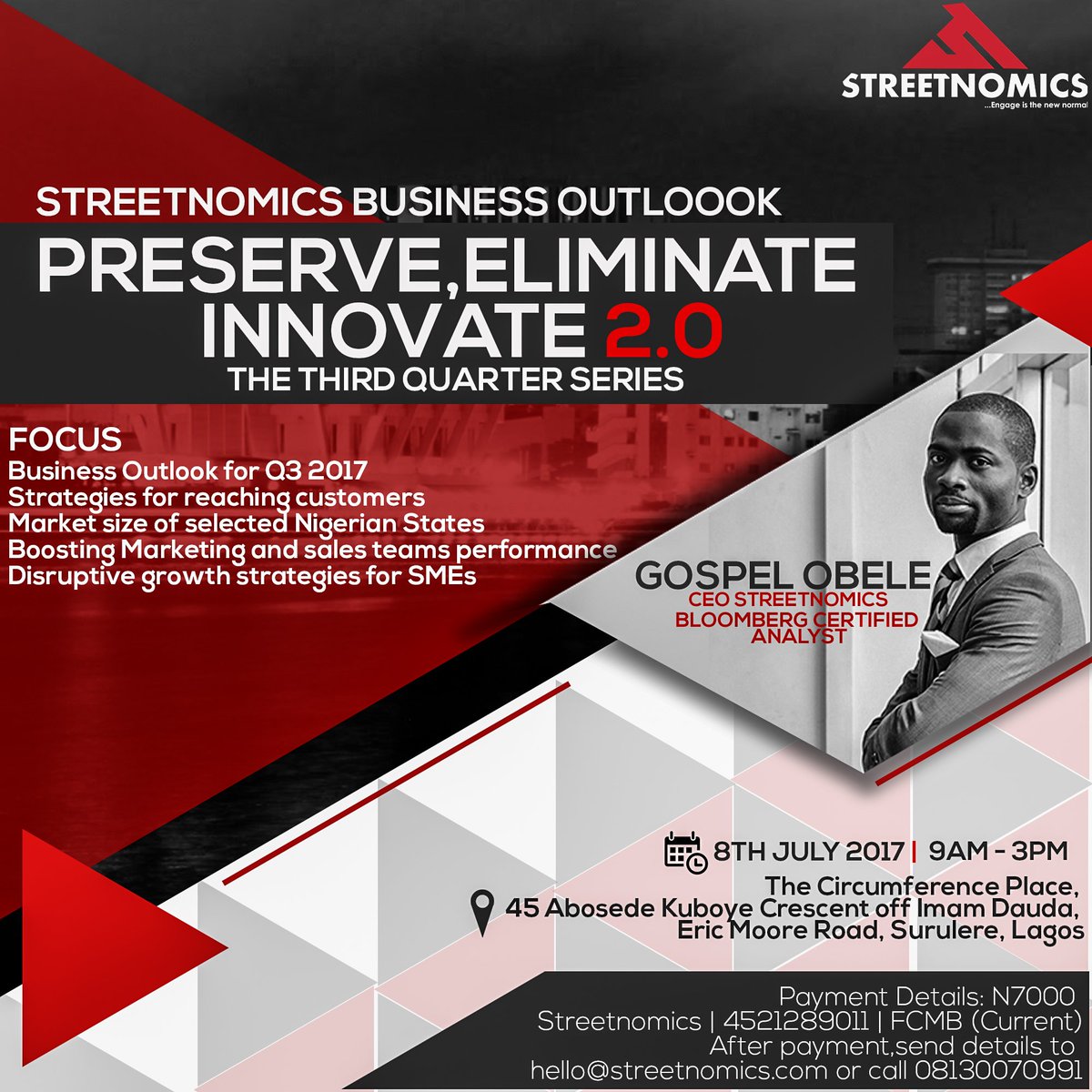 Streetnomicsng's tweet photo. “One in every three businesses fail in the first five years” is a MYTH for business leaders who critically engage customized intelligence. https://t.co/HydZEHyhIR