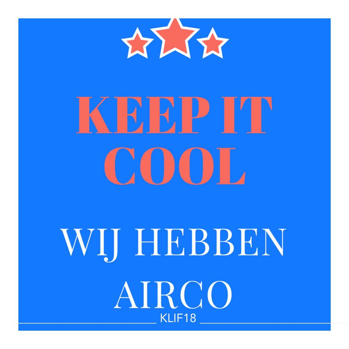 Aangename temperatuur in onze winkels