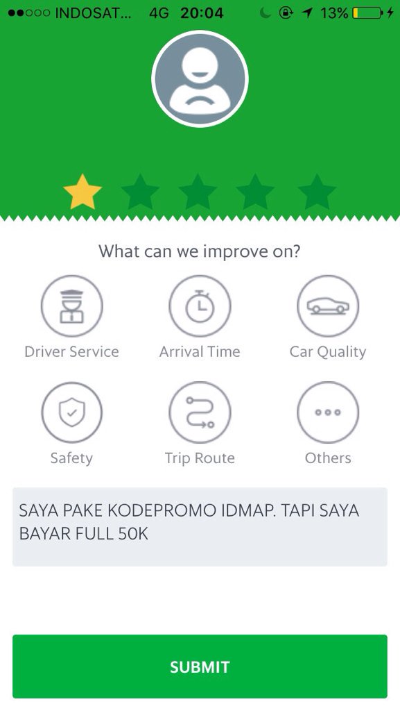 firlyraudyaa's tweet photo. @GrabID kecewa,kemarin sayapesan dgn kodepromo. Tapi saya di paksa untuk membayar full. Nama Driver Asep domisi bdg https://t.co/5x2qdIfobF