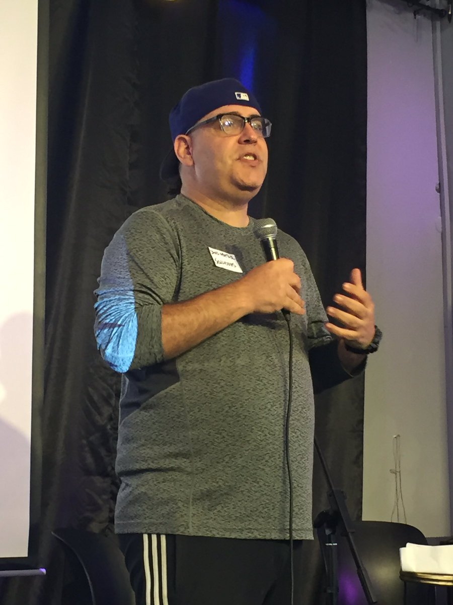 getwombat's tweet photo. @jewlicious speaking about how he broke through Westboro Baptist Church using empathy #EmConJLM https://t.co/RMTNoBRaig