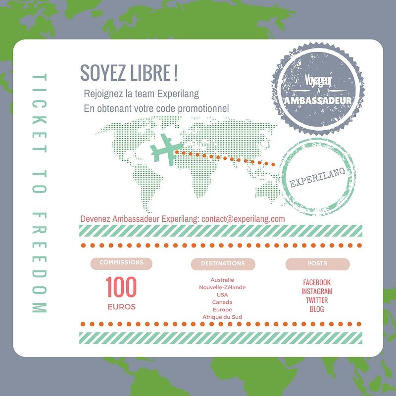 Experilang's tweet photo. Devenez #Ambassadeur @Experilang 
Plus d'info: contact@experilang.fr https://t.co/79LyVX73SX