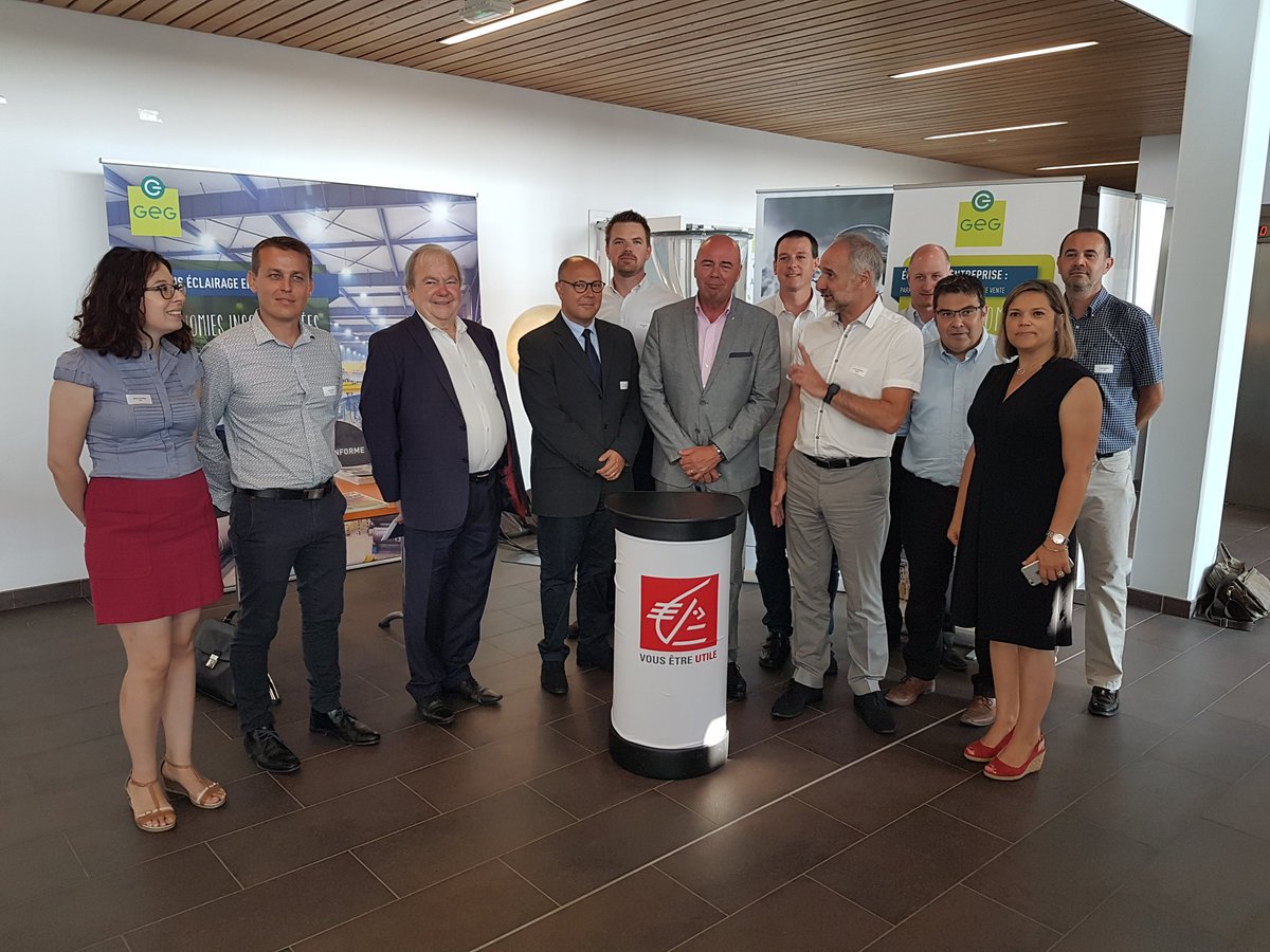 Civier61's tweet photo. @CE_RhoneAlpes 13ème journée de l'innovation à la CCI Nord Isère, la Caisse d'Epargne Rhône-Alpes partenaire privilégié. https://t.co/bkTdHLOEWM