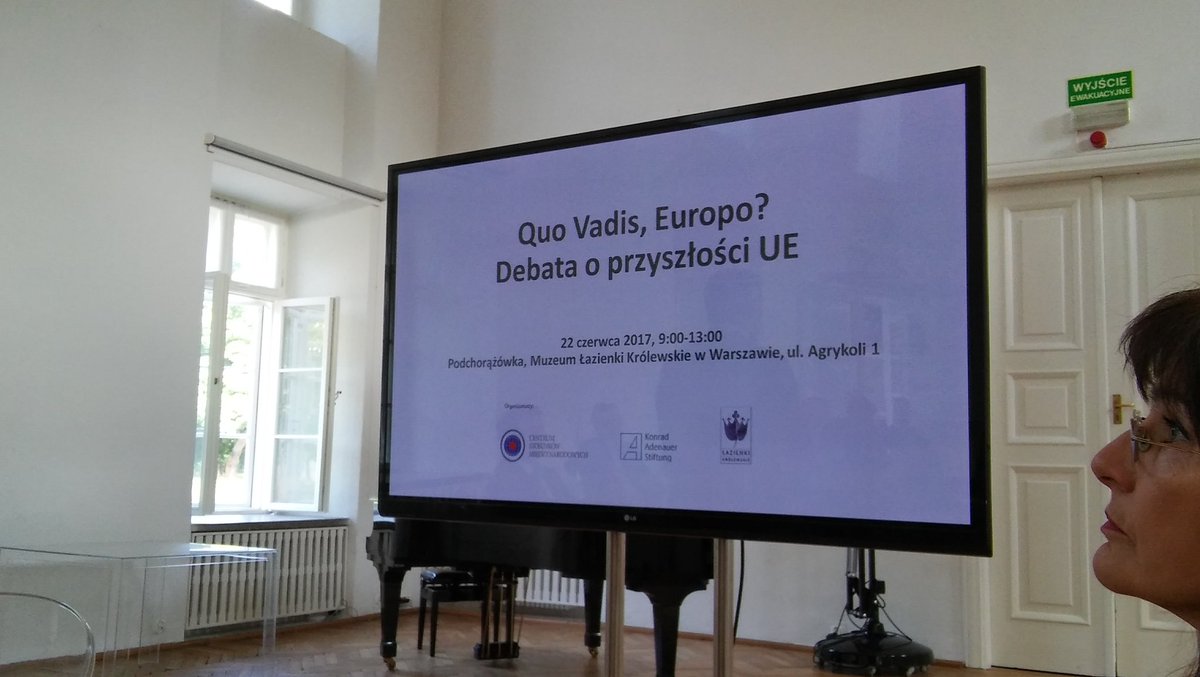How do we see the future of #EU? Debate on 5 scenarios with Amb Prawda <a href="/EUinPL/">Komisja Europejska</a> in @LazienkiMuzeum.  <a href="/M_Bonikowska/">@MBonikowska</a> <a href="/KonradAdenauer/">Konrad Adenauer</a> Foundation