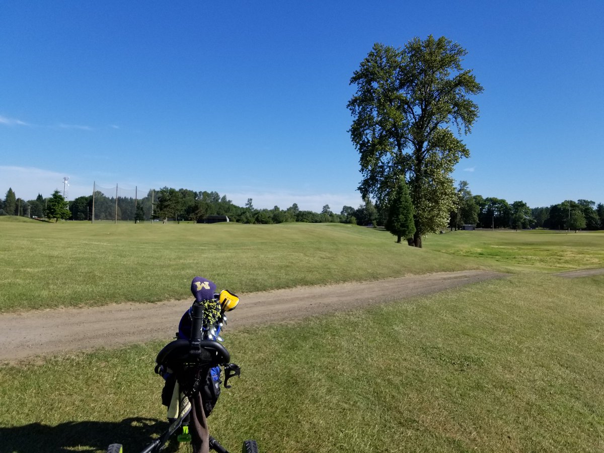 nuclearbeard's tweet image. Went golfing and hit 10k steps, along with a few fairways.