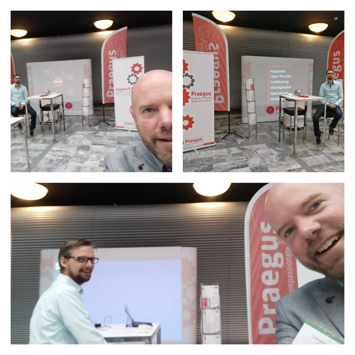 Praegus's tweet photo. Interesse in #testautomatisering, #securitytesten, #performancetesten, ...? Kom kennis delen bij onze stand op #tadnl https://t.co/FDnyERL5cq
