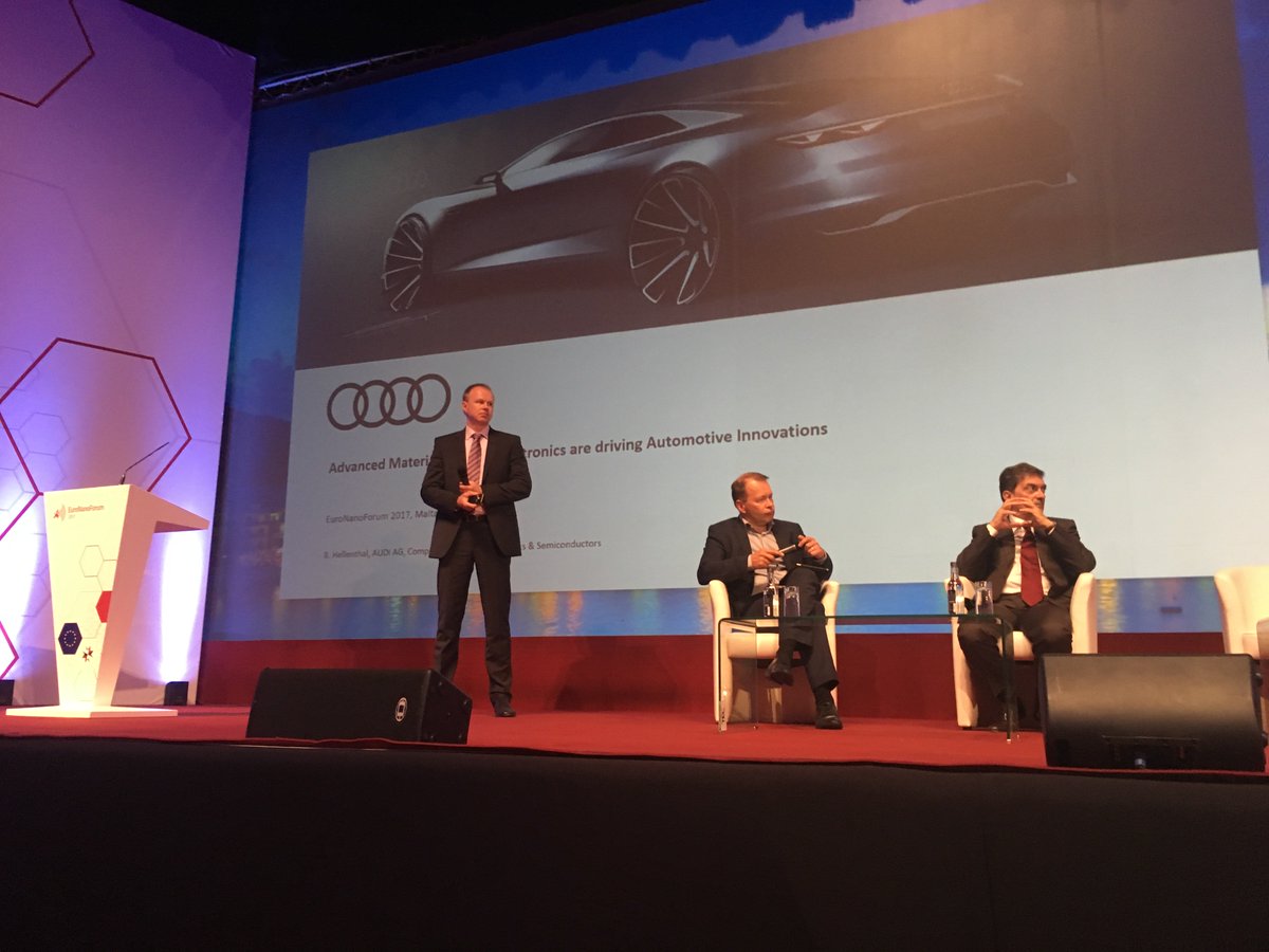 #ENF_2017 now Excited to hear on #nanotechnology in the cars of the future @Audi_Online