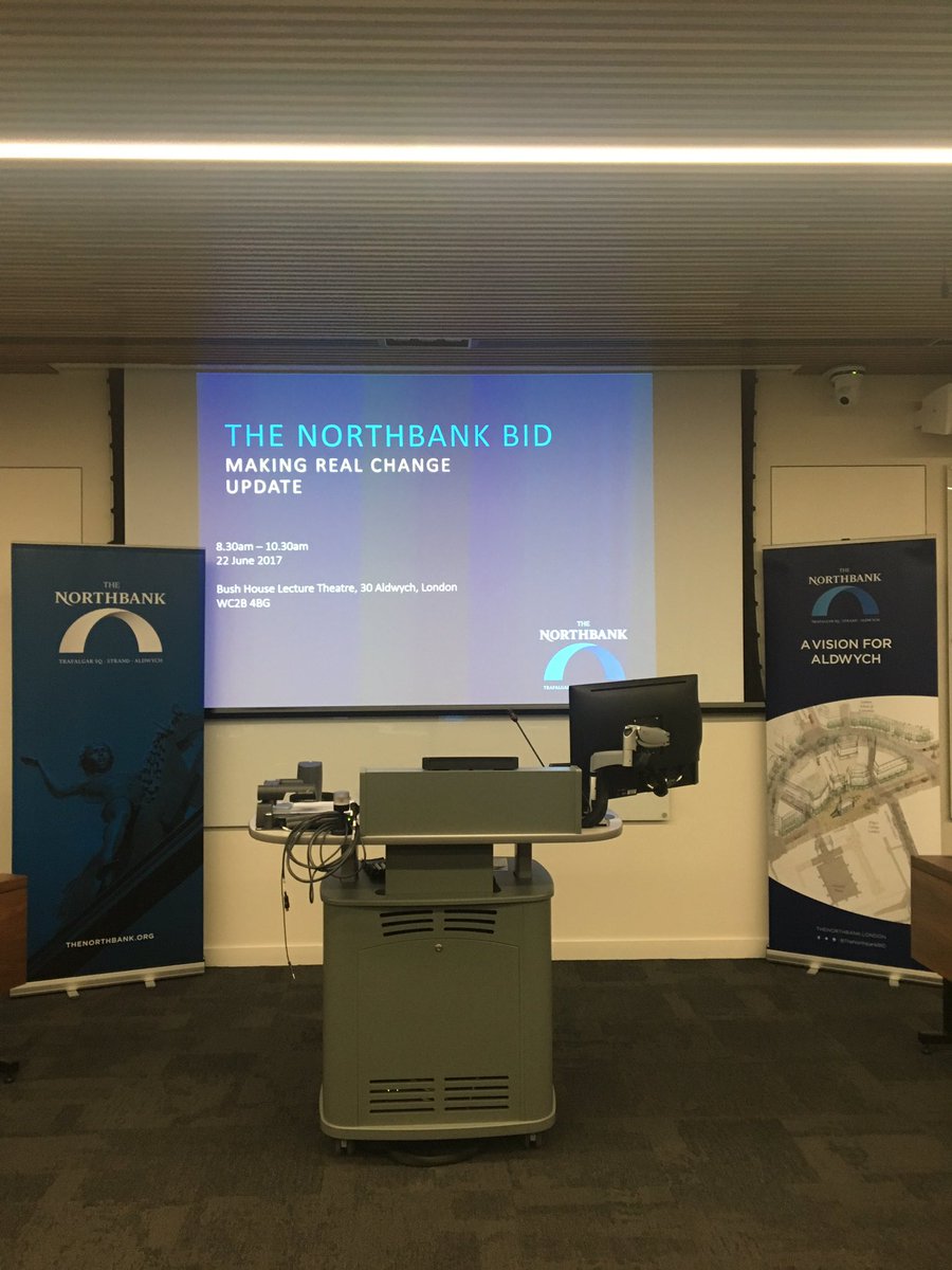 TheNorthbankBID's tweet photo. All set for our #Makingrealchange update event. https://t.co/vwhkIn7BJm