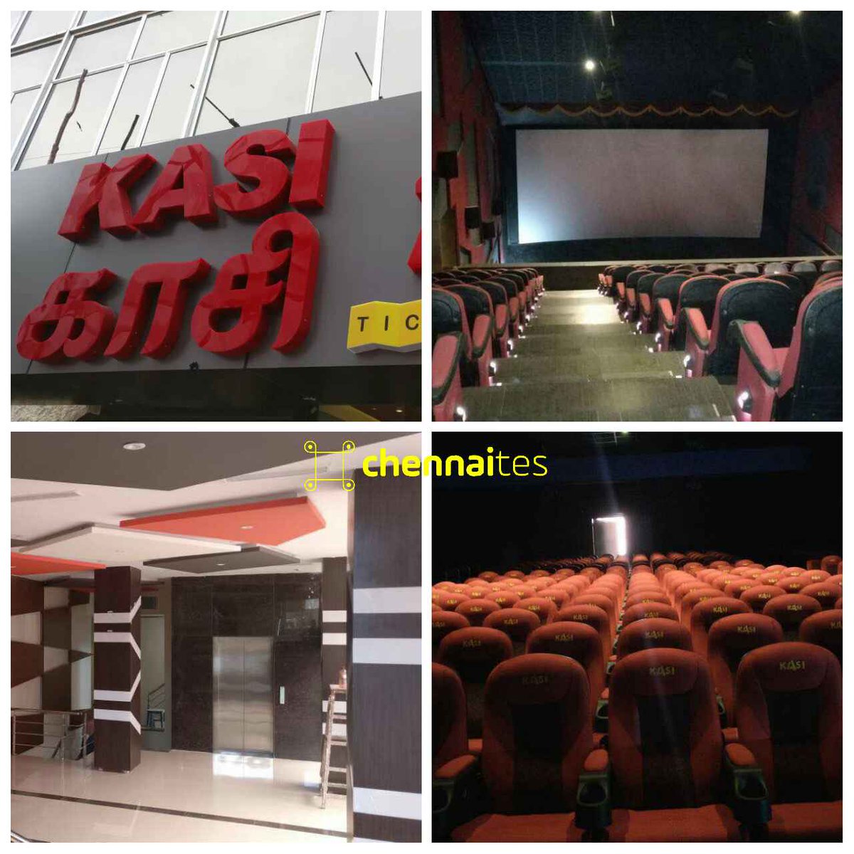 KASI 4K - 7.1 Dolby Atmos.

Balcony - Rs. 120
Private Lounge (22 seats) - Rs.120
First Class - Rs.100

Grand Opening tomorrow for #AAA1D