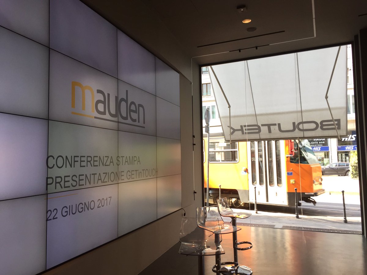 BOU_TEK's tweet photo. Con #GETinTOUCH @Mauden_SpA lavora a una nuova generazione di touch point.
#conferenzastampa https://t.co/vWN1a3TU0v