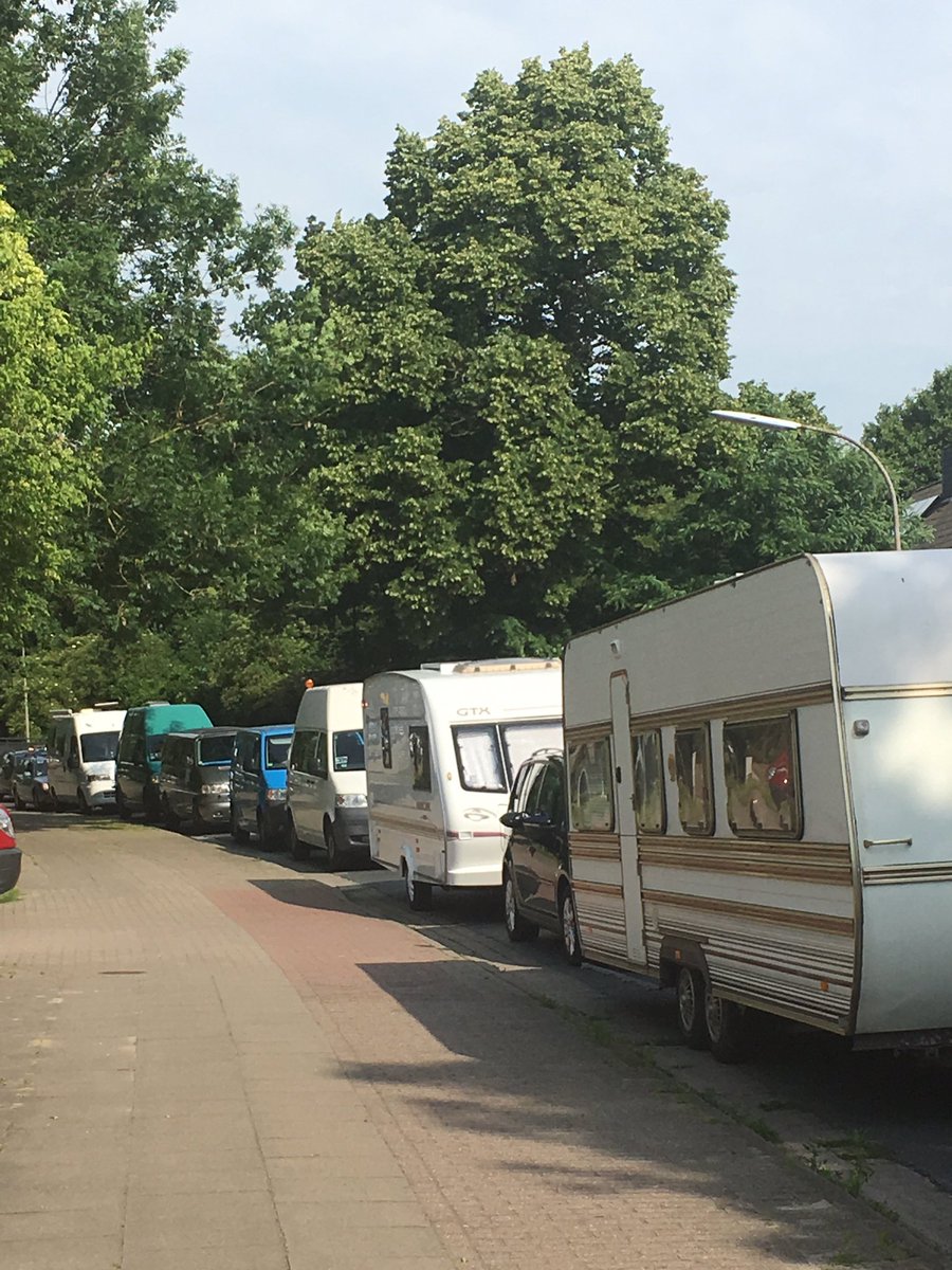So sieht's aus auf dem Weg zum Hurricane - L 131 in Scheeßel