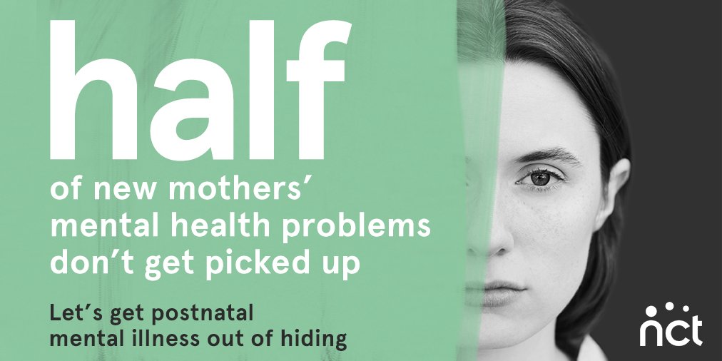 Half of new mums' mental health problems aren't picked up. Help us ensure the #HiddenHalf get the support they need: ow.ly/I0kV30cMc09