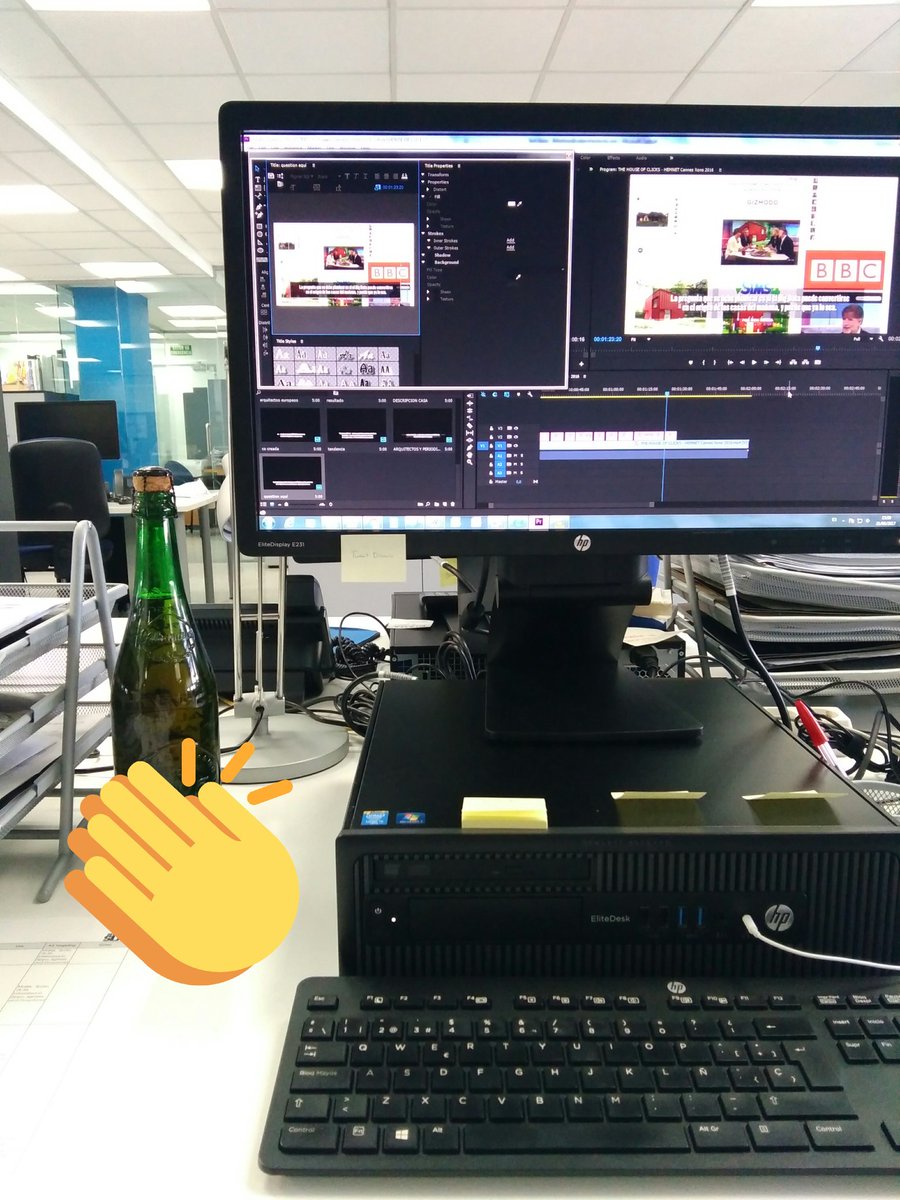 9BeaMartinez's tweet photo. Me acuerdo de las clases de #Premiere en la universidad con vosotros, @zalathun . Hoy me aportan valor en el trabajo. Muchos besos! https://t.co/Hm9ctOZoko