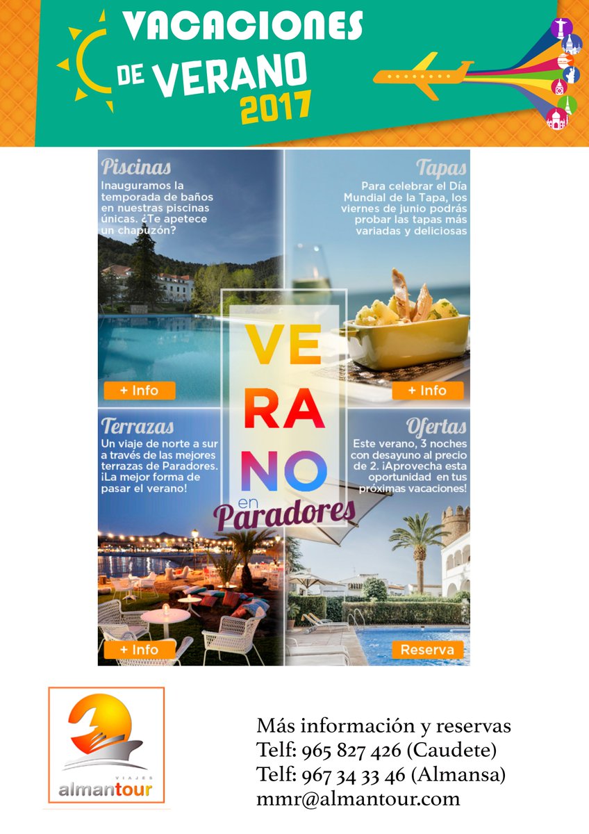 Este verano......PARADORES son siempre un acierto a la hora de elegir tus vacaciones☀️