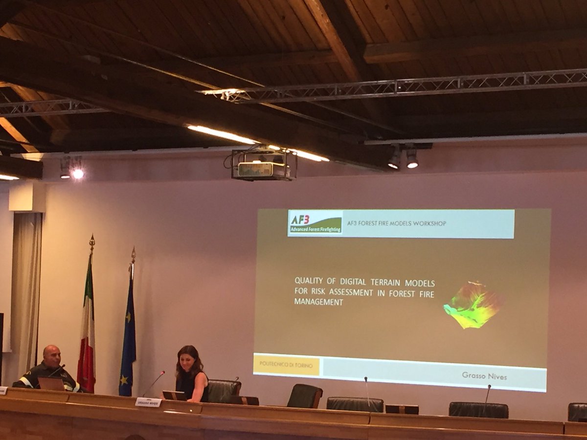 Af3Project's tweet photo. #firespread data analysis, digital terrain models, fuel maps, population density for #firefighting strategy @DIATI_poliTO https://t.co/RQk1gkrmxI