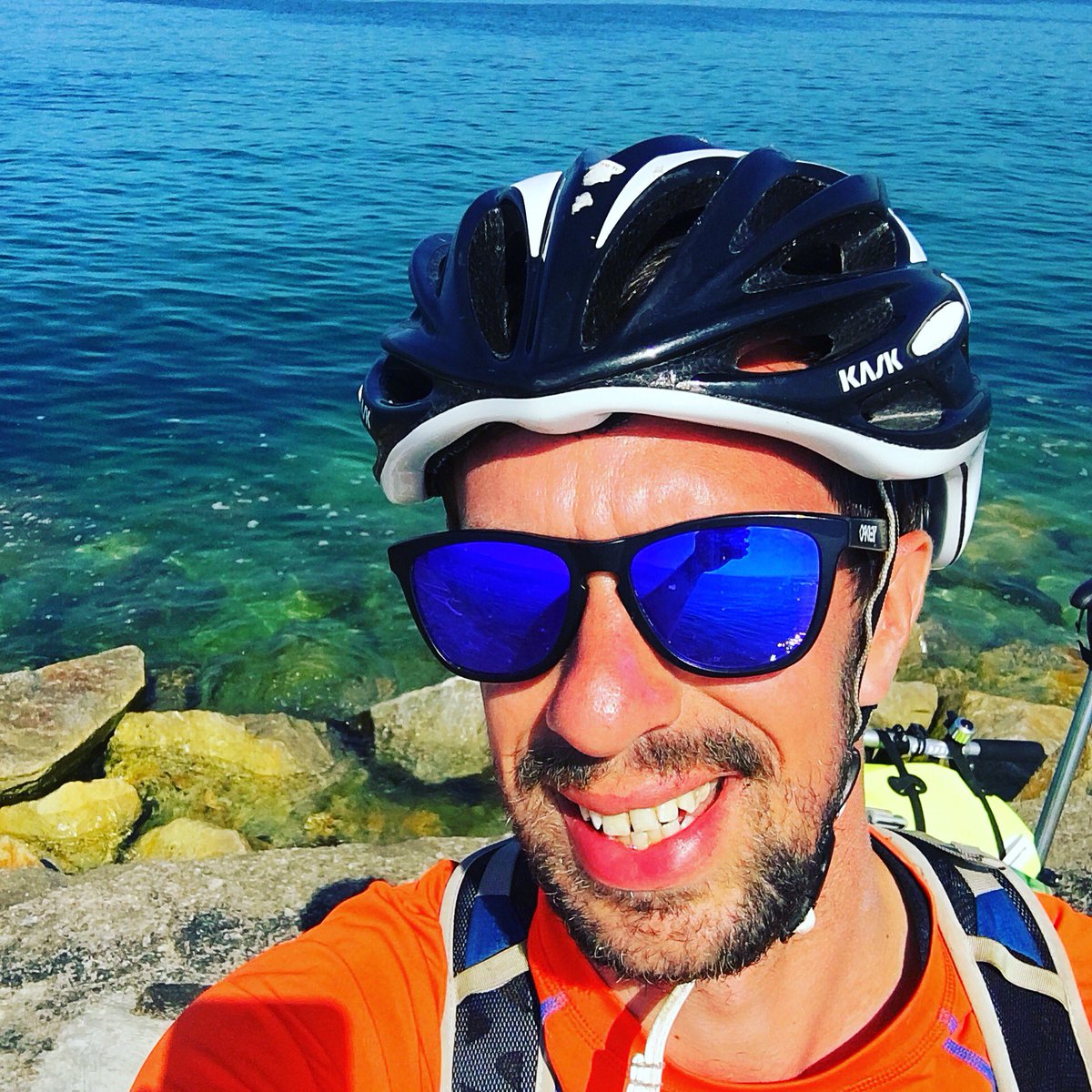 eddy1012's tweet photo. My awesome cross channel solstice #microadventurechallenge #seaswimming #cycling @Al_Humphreys https://t.co/6foRkaKIsY