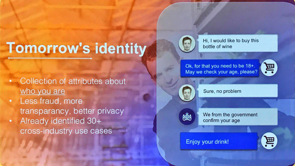 dgwbirch's tweet photo. #BIC17 #Rabobank tomorrow's identity (credentials on the blockchain) https://t.co/eu0XUFU9Y5