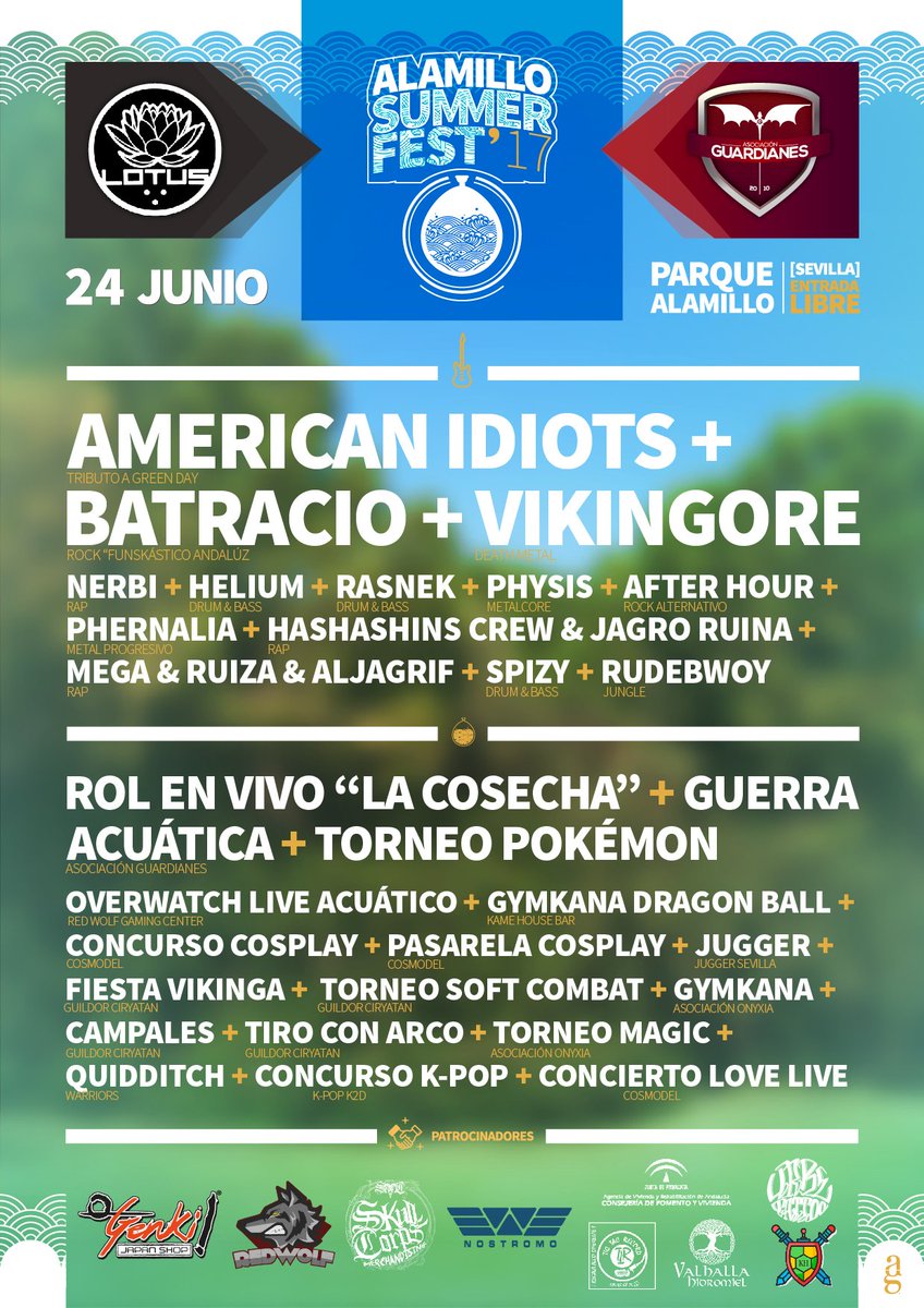 Éste sábado es el #AlamilloSummerFest. ¿Estás preparado? 
-Noticias, artistas, horarios, cómo llegar...
➡3milsonidos.com/alamillo-summe…