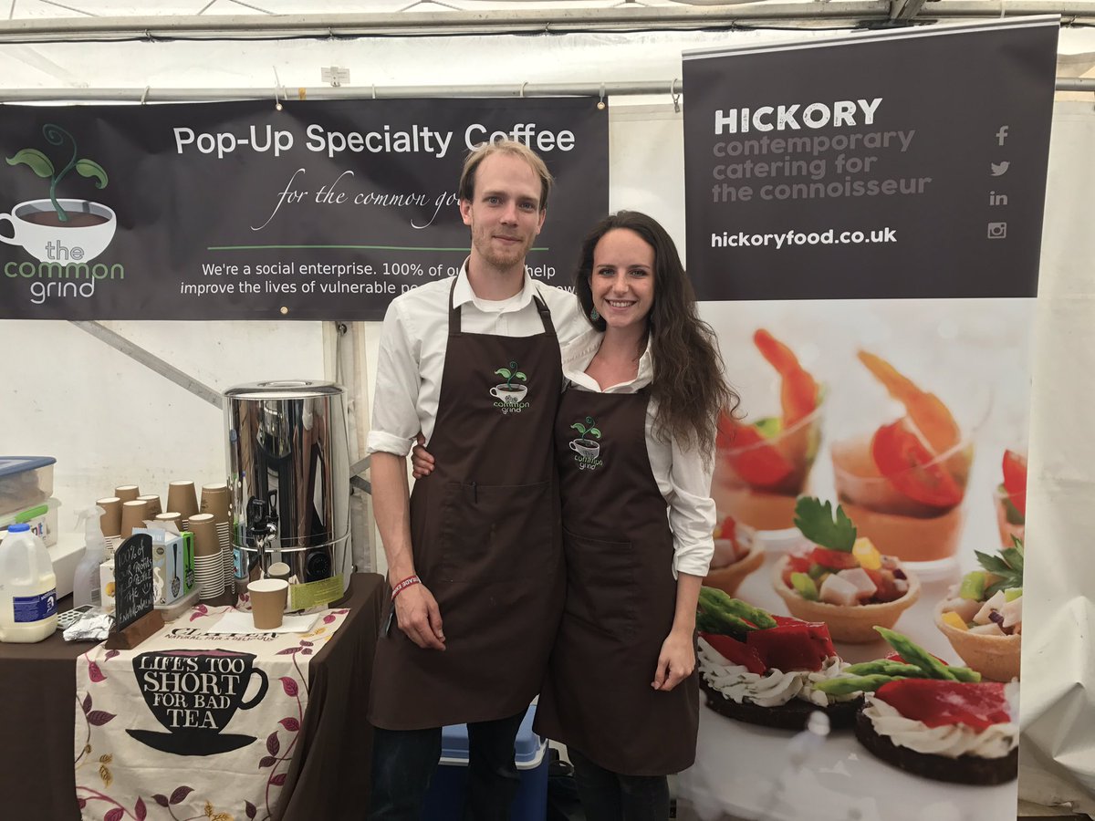 HickoryBars's tweet photo. We're proud to be partnering with the lovely Marcel & Heather from @commongrinduk coffee for the duration of the #HighlandShow #DigTheCraft https://t.co/MCgkCq18iy