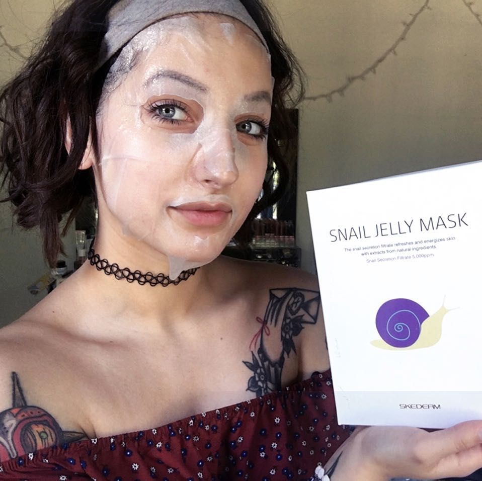 SkedermINC's tweet photo. 💕SNAIL LOVE💕

A big thx to @makeupattiffanysxo for trying out our #Snail #Jelly #Mask!  Get yours quick: https://t.co/OsCZRV1xjD

#SKEDERM https://t.co/YlUdXtD6gH