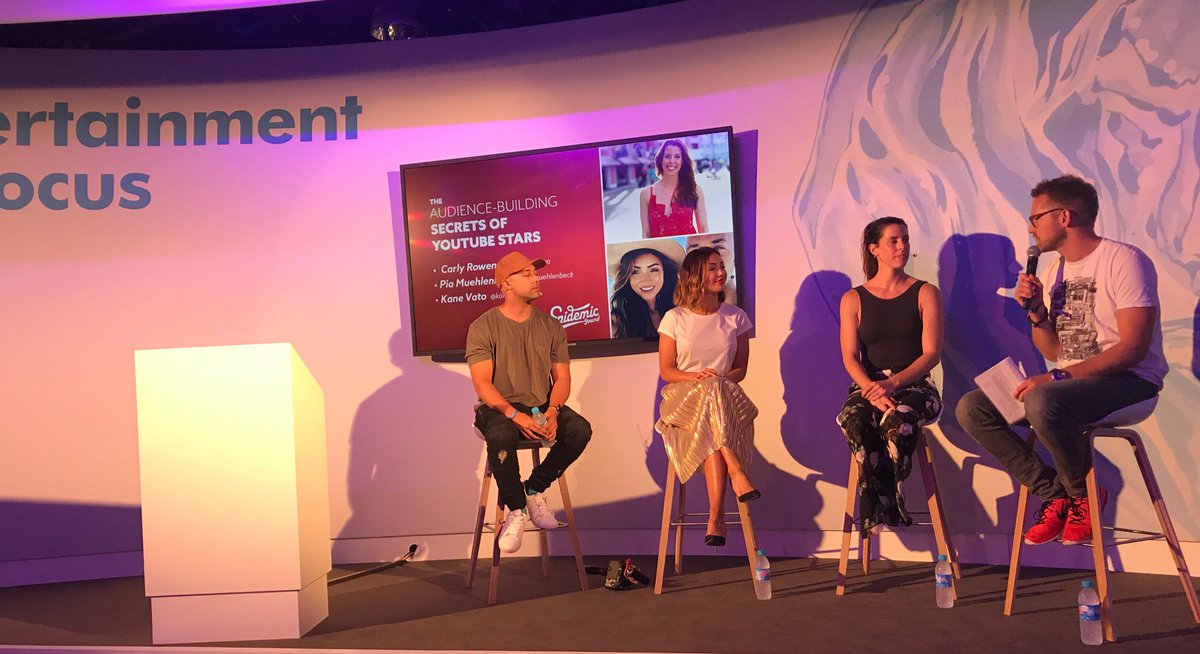 chrisledlin's tweet image. "The best way to build an authentic audience (on Insta / YT) is to open up a conversation with them"- @piamuehlenbeck @kanevato #CannesLions