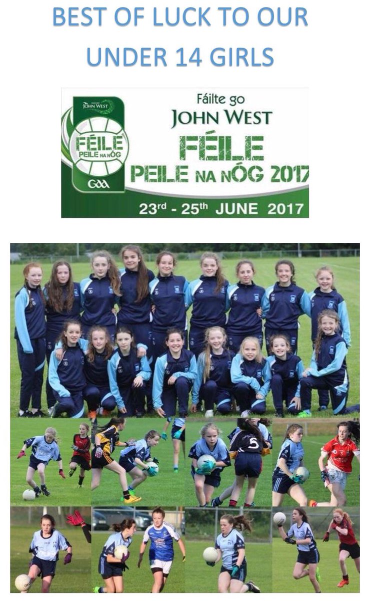 BelcooGAA's tweet photo. The @feilegaa weekend is upon us. We wish our U14 Girls the very best of luck and look forward to hosting @ScotlandGAA https://t.co/AeR45g56gJ