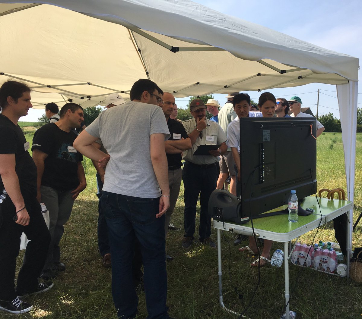 DelairTech's tweet photo. #drone mission is almost complete! #UAV #demoflight #DTForum https://t.co/cQPHJ3pzog