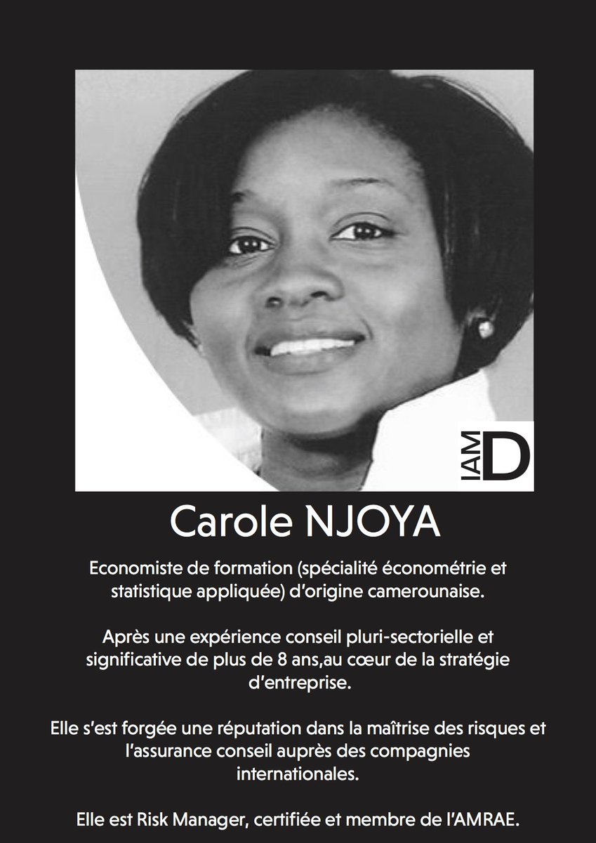 iamdivasmag's tweet photo. TALENT / La femme qui nous inspire aujourd'hui est ... Carole NJOYA https://t.co/y0zsyob8es