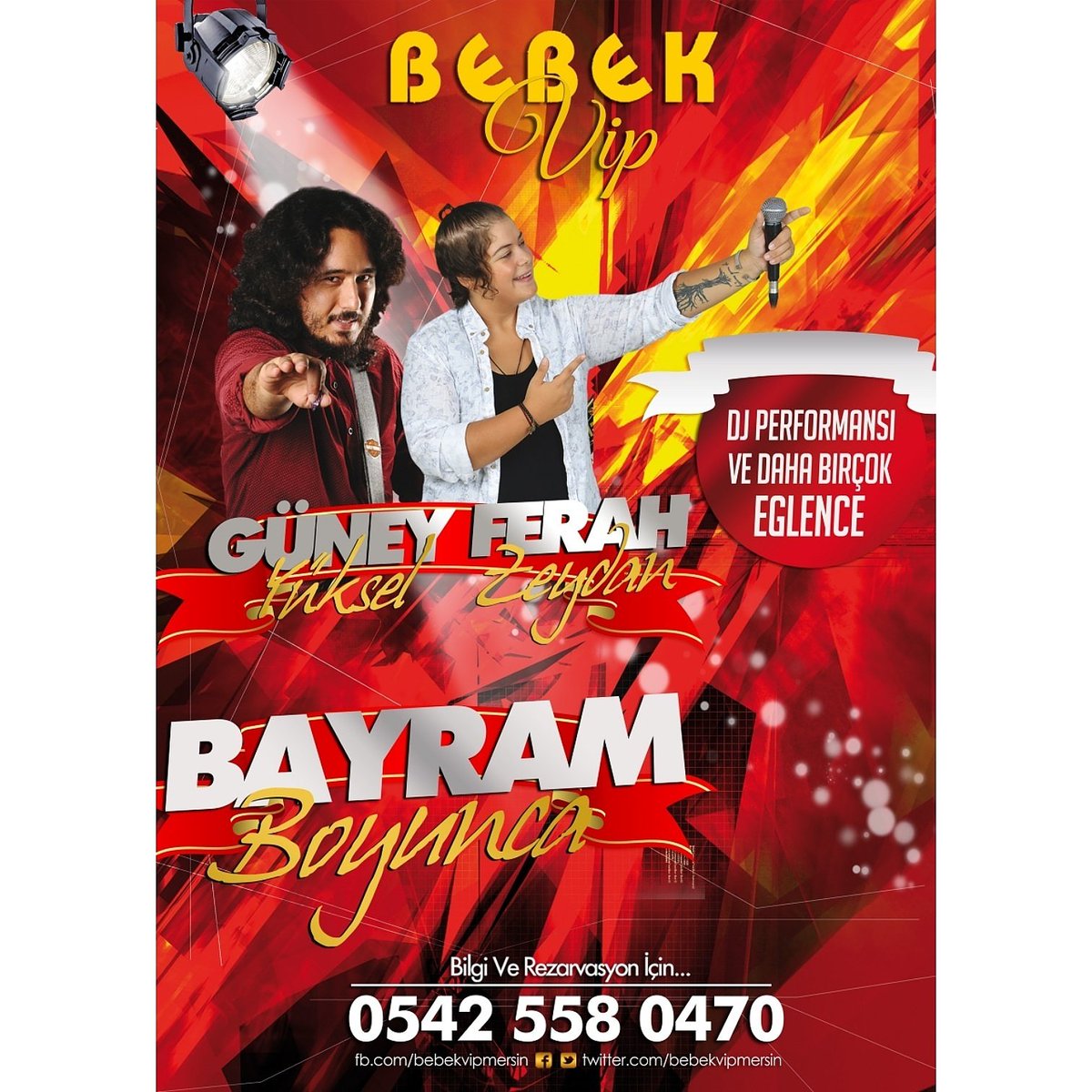 #BAYRAMDA #gümbür #gümbür giriyoruz 🔥🍬🍭 #Bayramda bomba gibi sahne #performanslarıyla🔥 #FerahZeydan &amp; #GüneyYüksel  sahne alacak🍭😉.