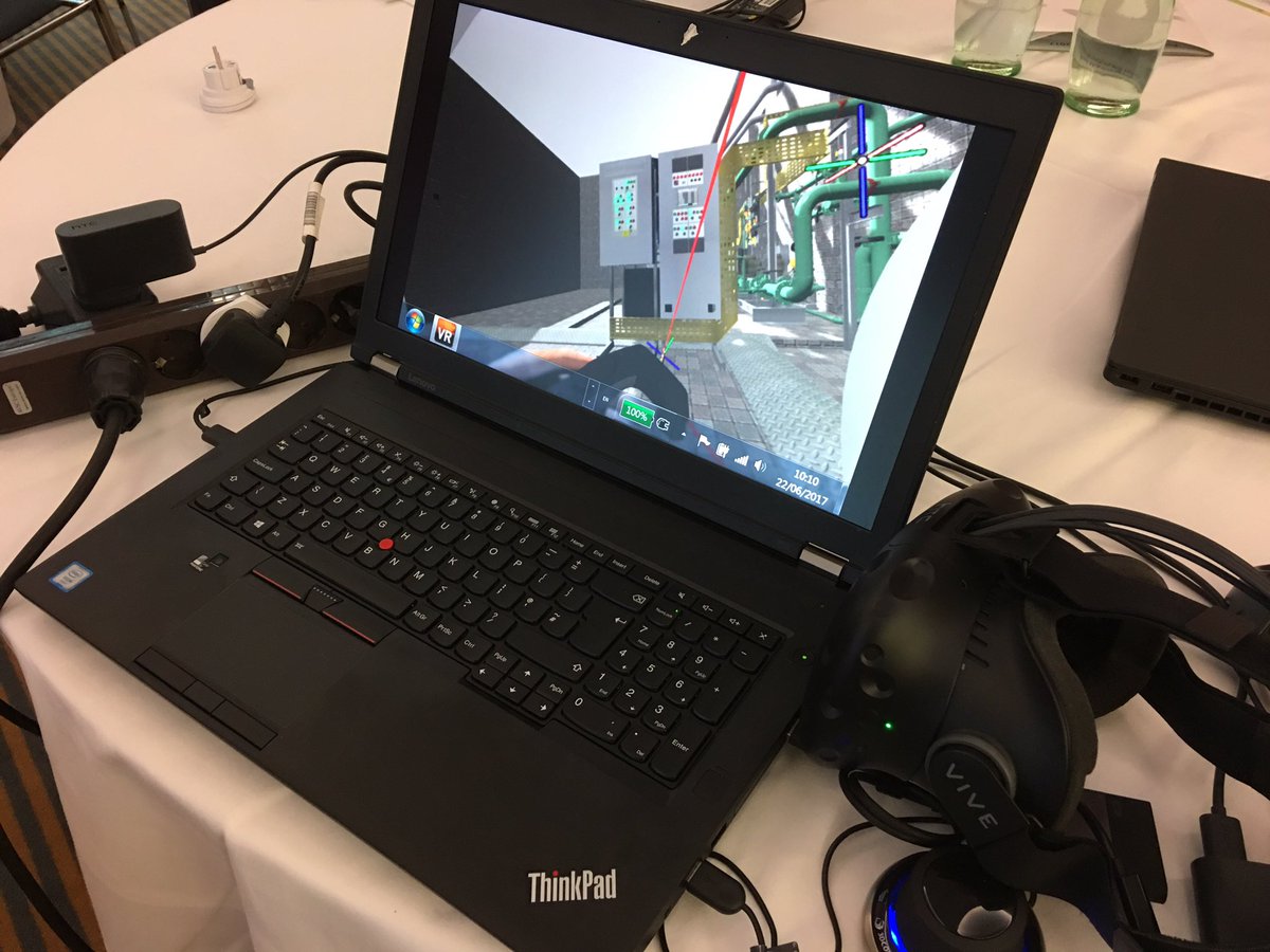 Virtalis's tweet photo. Demonstrating the #DigitalTwin on a @thinkstations running #VisionaryRender at the Asset Management for Power & Utilities conference https://t.co/wUDmm4Y36J