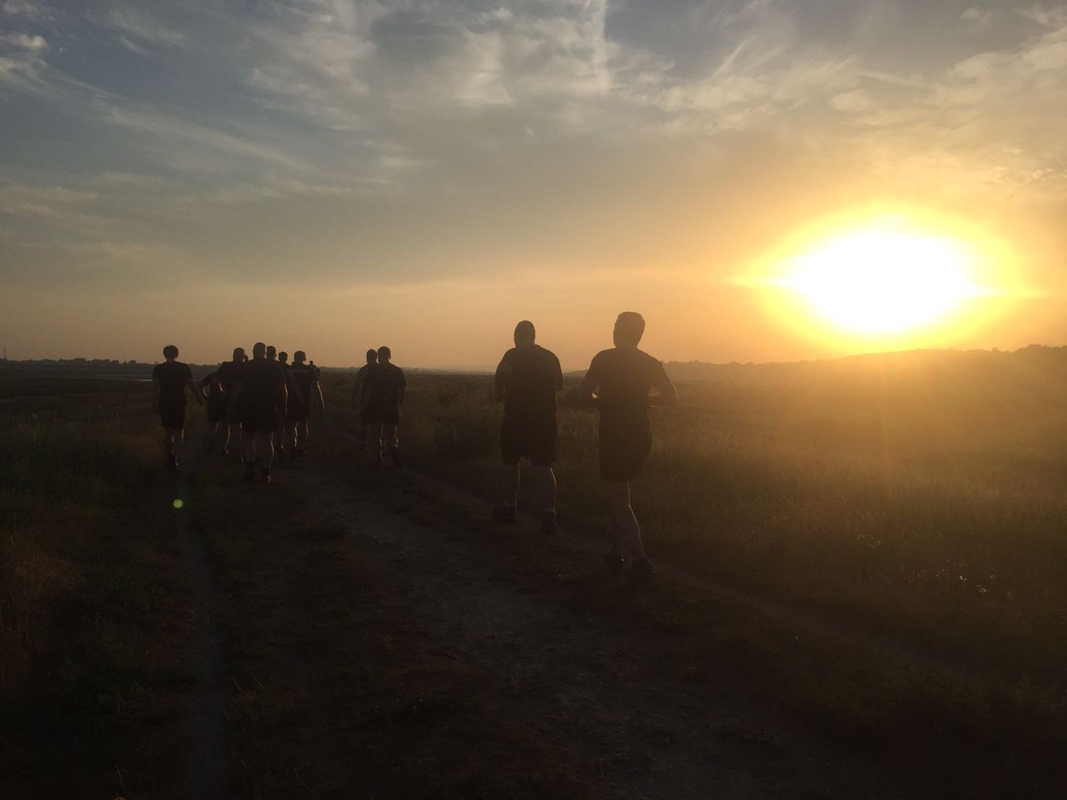 WyvernsRugby's tweet photo. #Preseason session 2 completed. Great effort by all, 5 miles covered across country with a lot of press ups, sit ups etc thrown in. https://t.co/OXFrT3zDEL
