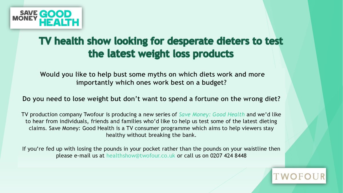 Looking for a new solution to fight the pounds? We're looking for keen dieters to road test the latest diets! #LadiesDay #ThursdayThoughts