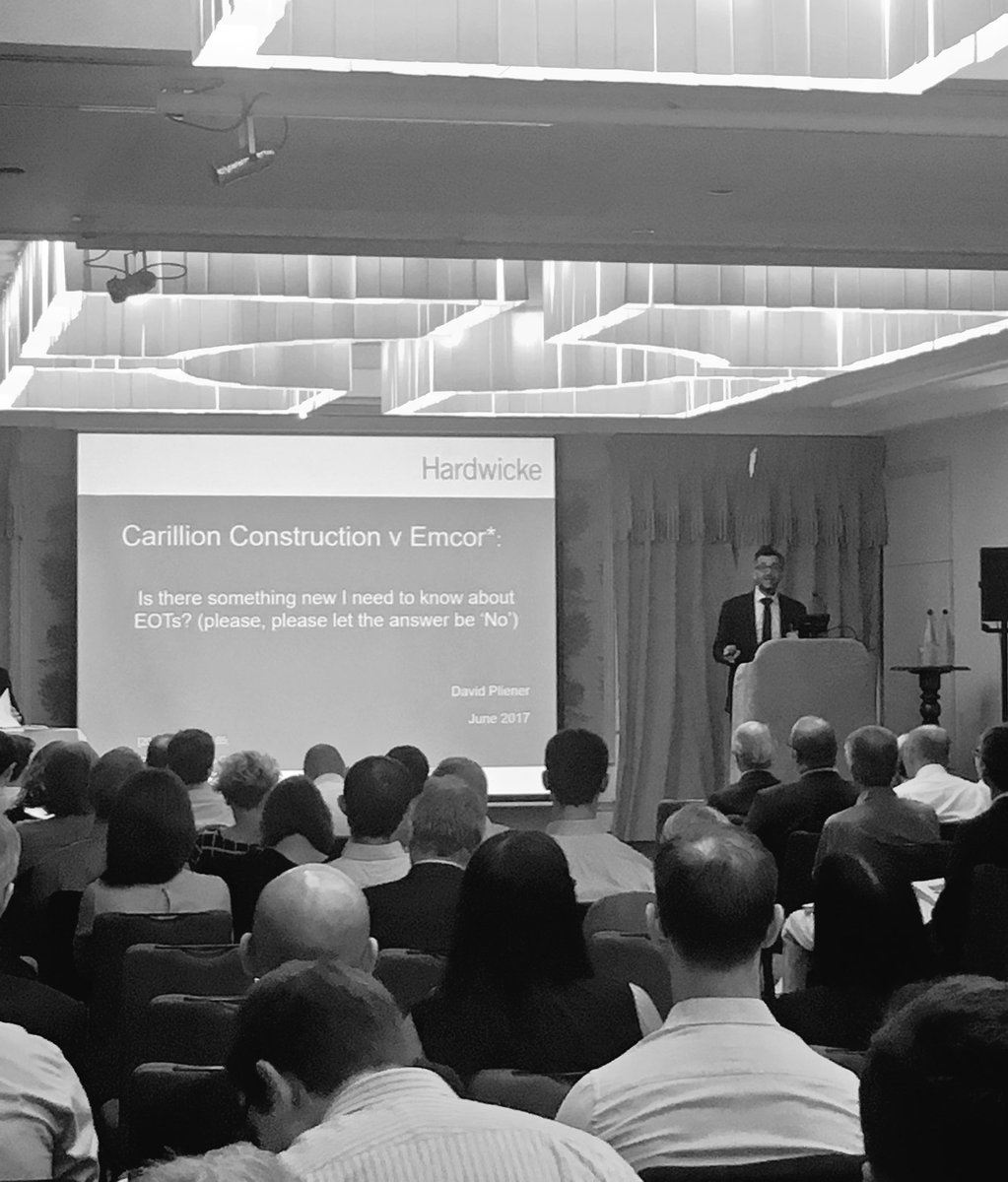 White_Paper_Co's tweet photo. David @pliener of @HardwickeConstr 'Court accepted - nobody had ever argued #ExtensionsOfTime could be non-contiguous' #wpconstruction https://t.co/ZKbK02wH14