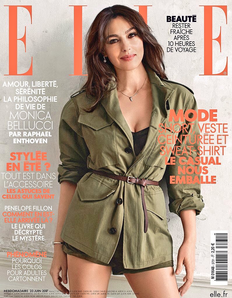 Amour, liberté, sérénité. Un triptyque pour toutes les femmes. Dans le <a href="/ELLEfrance/">ELLE</a> de cette semaine avec la divine Monica Bellucci.