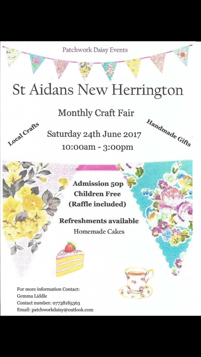 lofty186's tweet photo. Come along and see our fabulous local crafters this Saturday @1034SunFM @sunderland_hour @SparkSunderland @SeeitDoitSund @SunderlandUK https://t.co/npbbCxB3Wi