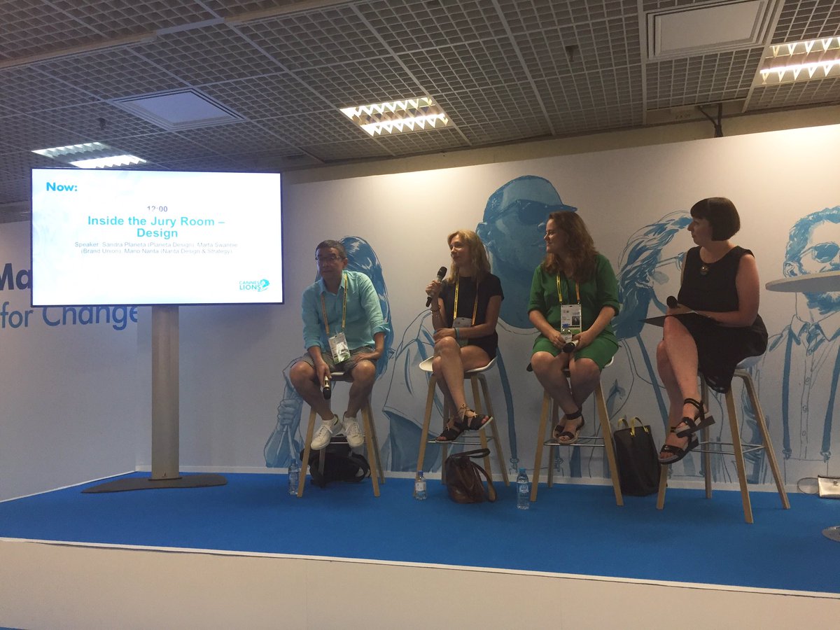 Alexclegg9's tweet photo. Marta Swannie from Brand Union UK sharing insights from 'inside the jury room'. #canneslions17 https://t.co/LVZBftSCoy